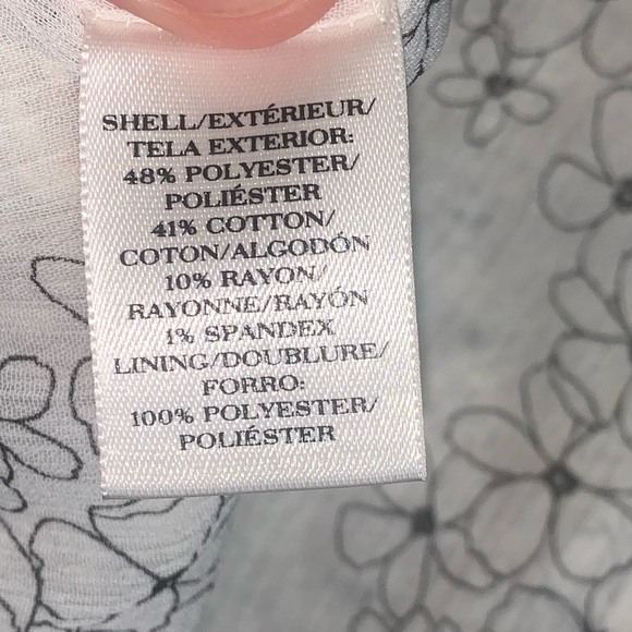 ANN TAYLOR: Cream Tweed Blazer with Fringe Trim - Size 4 - Picture 12 of 12